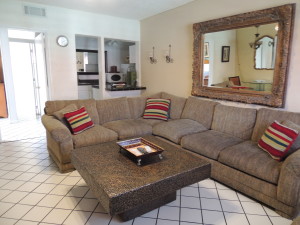 Interior View of Casa Larrea Inn, One Bedroom Master Suites, Palm Desert CA 92260
