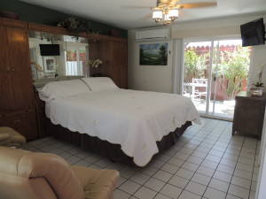 Interior view of Casa Larrea Inn, Deluxe Guest Room w/Kitchen, Palm Desert CA 92260