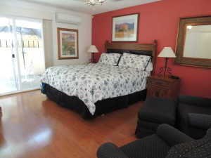 Interior view of Casa Larrea Inn, Deluxe Guest Room, Palm Desert CA 92260